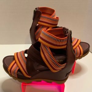 Sorry Joanie II Strap Wedge Womens Sandals Size 6